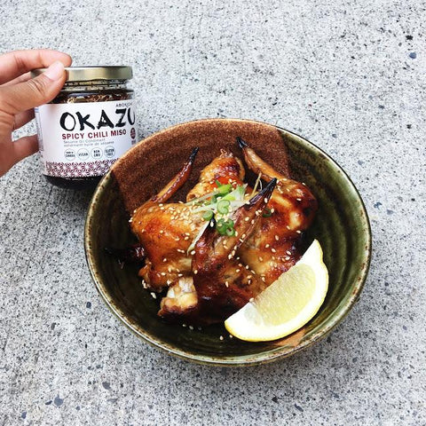 Sticky OKAZU Chicken Wings