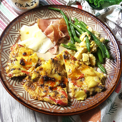 Potato Red Pepper Spanish Tortilla (Spanish Omlette)